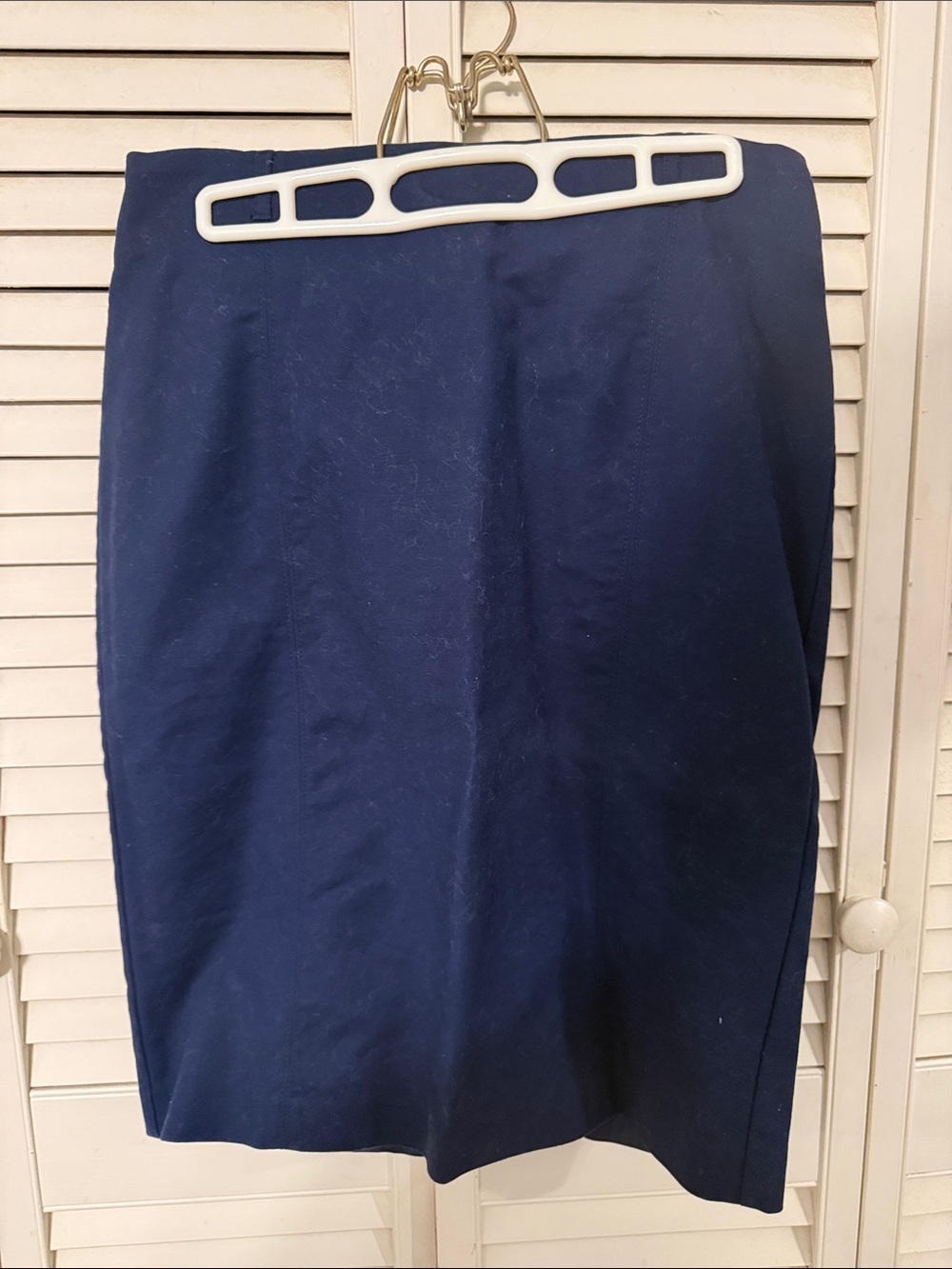 Van Heusen Navy Blue Pencil Skirt